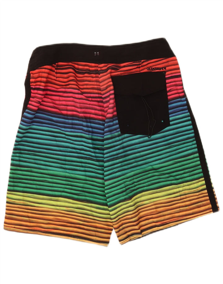 Quiksilver Badeshorts til mænd Medium flerfarvet stribet polyester