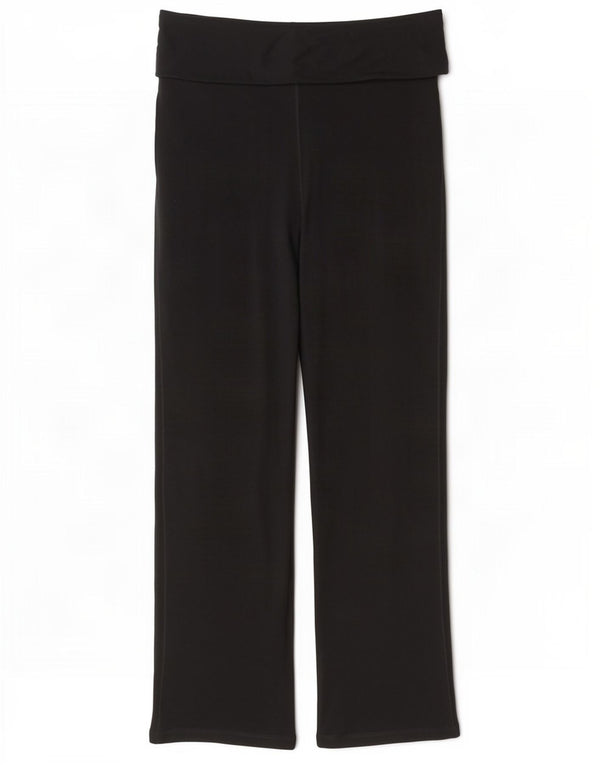 Nike Womens Dri Fit Tracksuit Trousers UK 16 Large Black Polyester