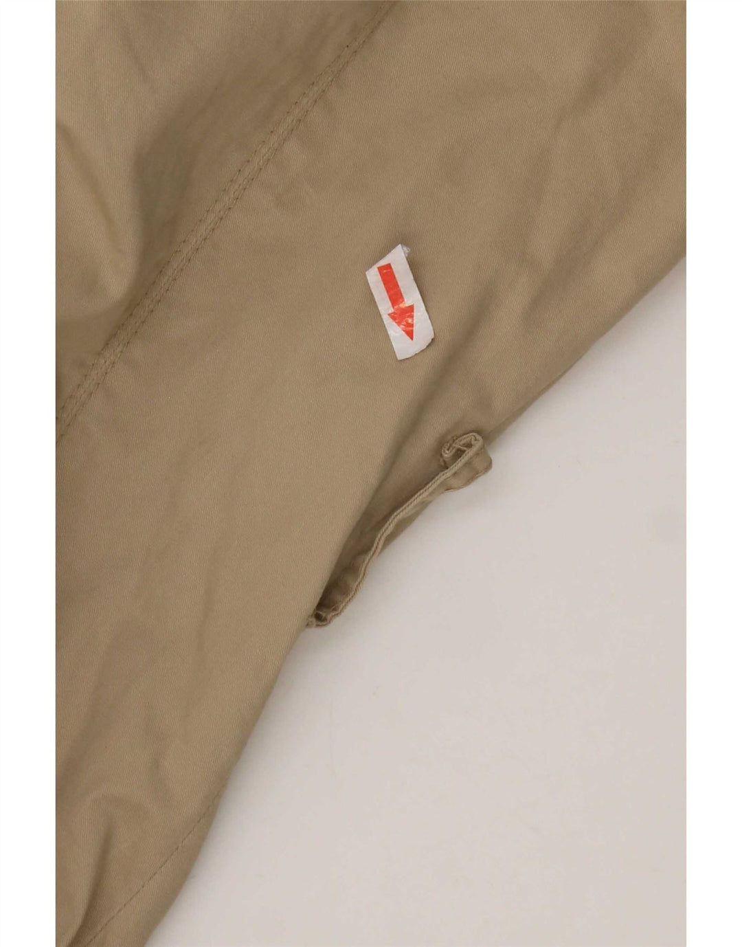 Zara Dame Trench Coat UK 16 Stor Beige Bomuld