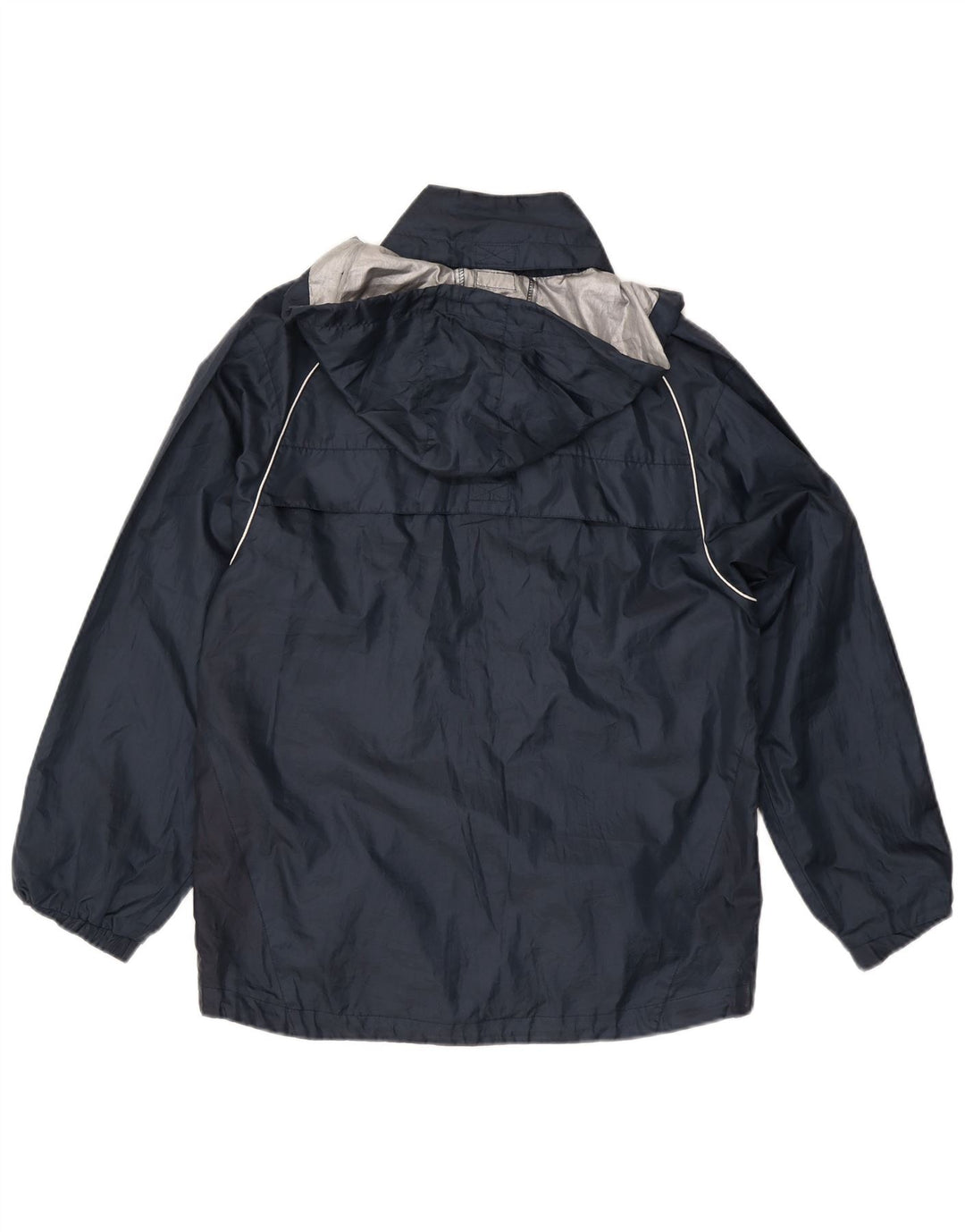 Umbro Regnjakke med hætte til mænd UK 36 Small Navy Blue Polyester