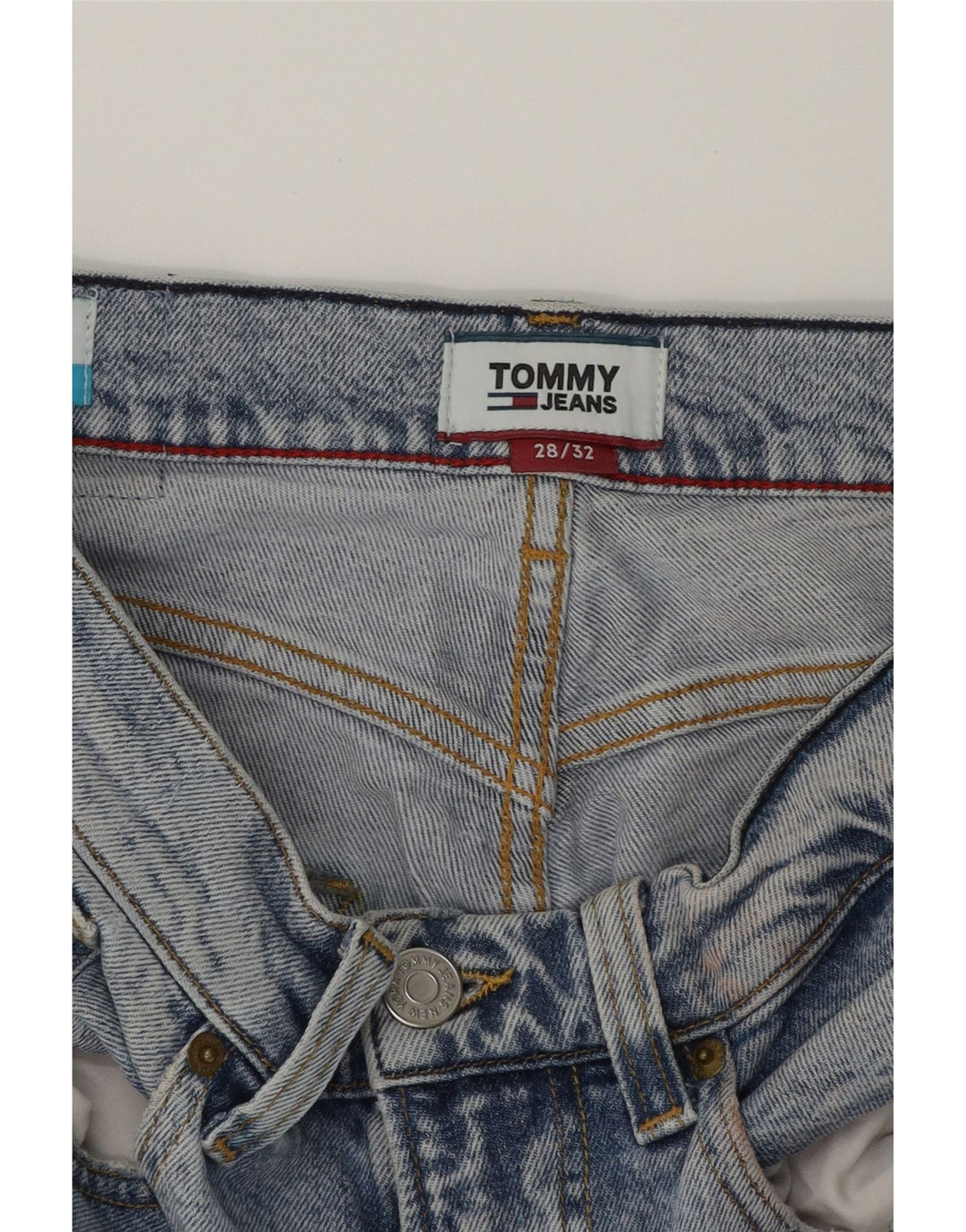 TOMMY HILFIGER Mens Slim Jeans W28 L32 Blue Cotton Vintage Tommy Hilfiger and Second-Hand Tommy Hilfiger from Messina Hembry 