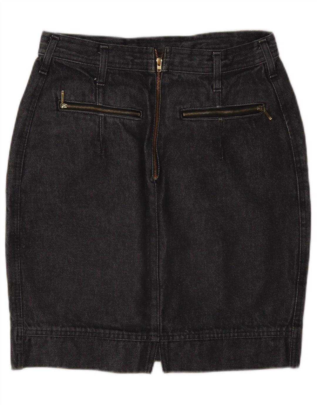 Wit Boy Dame Mini Denim Nederdel W28 Medium Grey