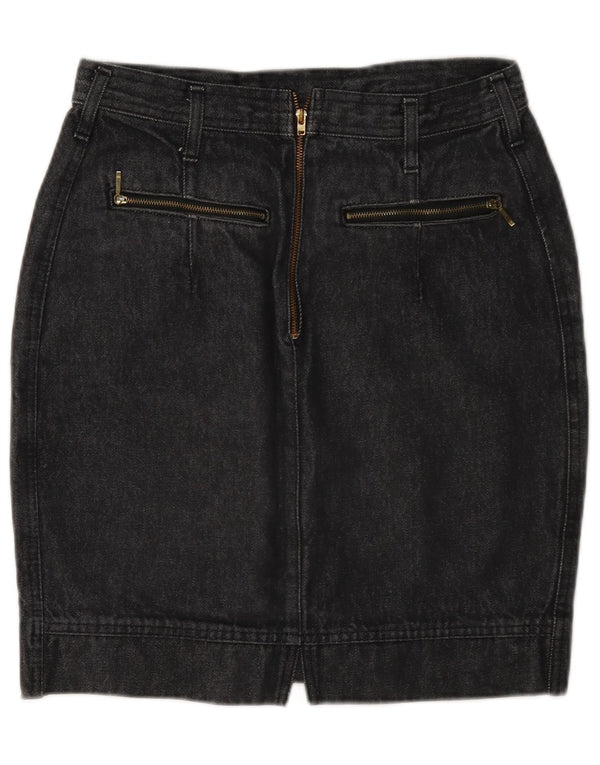 Wit Boy Dame Mini Denim Nederdel W28 Medium Grey