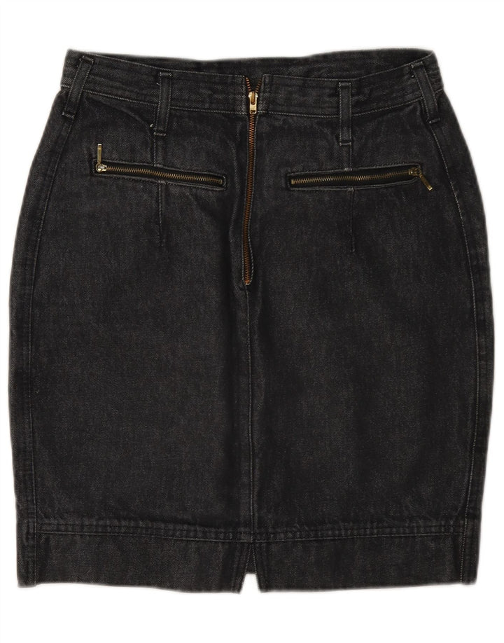 Wit Boy Dame Mini Denim Nederdel W28 Medium Grey