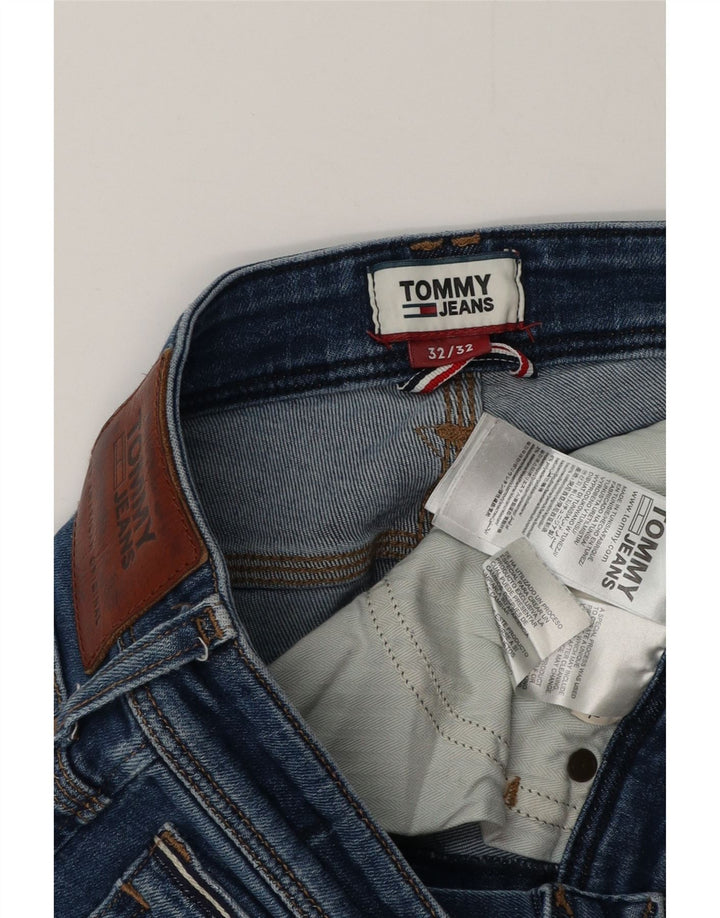 Tommy Hilfiger Dame Bootcut Jeans W32 L32 Blå Bomuld