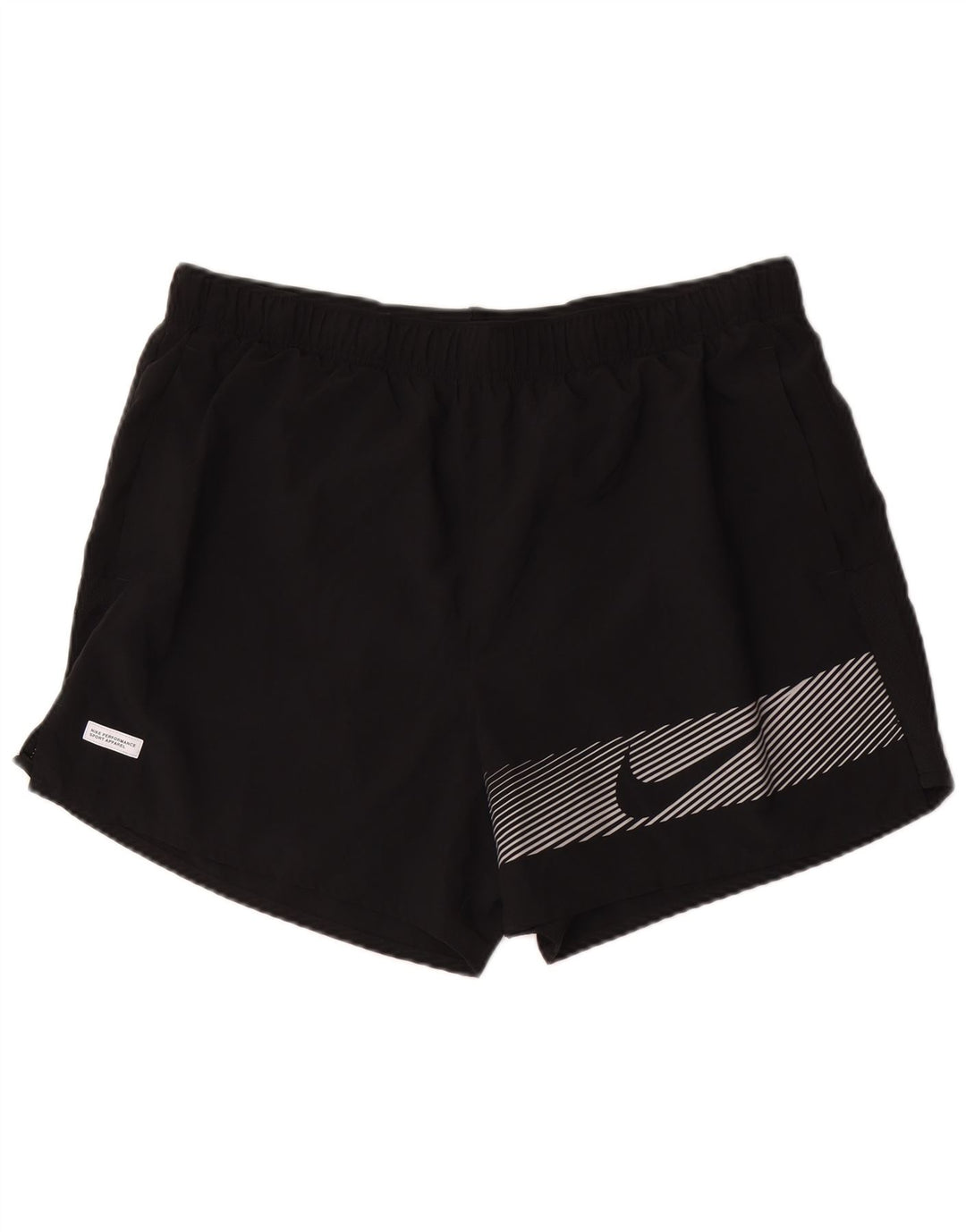Nike Herre Dri Fit grafiske sportsshorts XL sort polyester