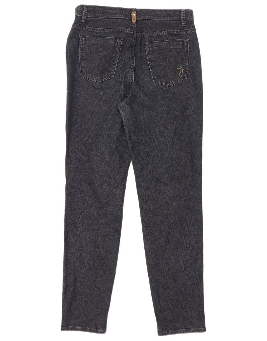 Trussardi Dame Slim Jeans W29 L30 Marineblå Bomuld