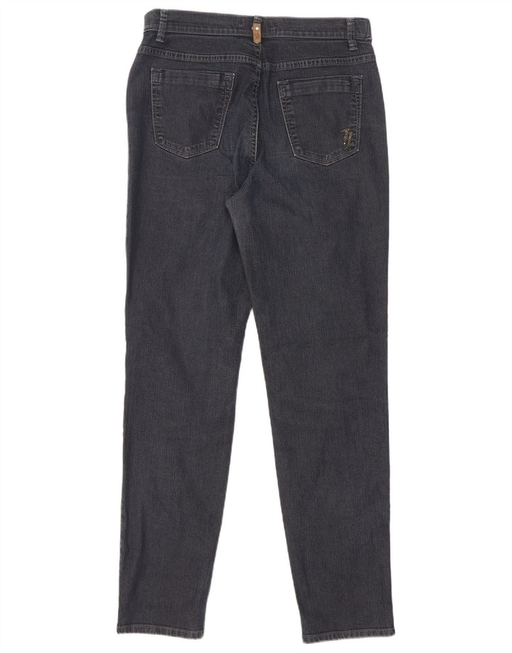 Trussardi Dame Slim Jeans W29 L30 Marineblå Bomuld
