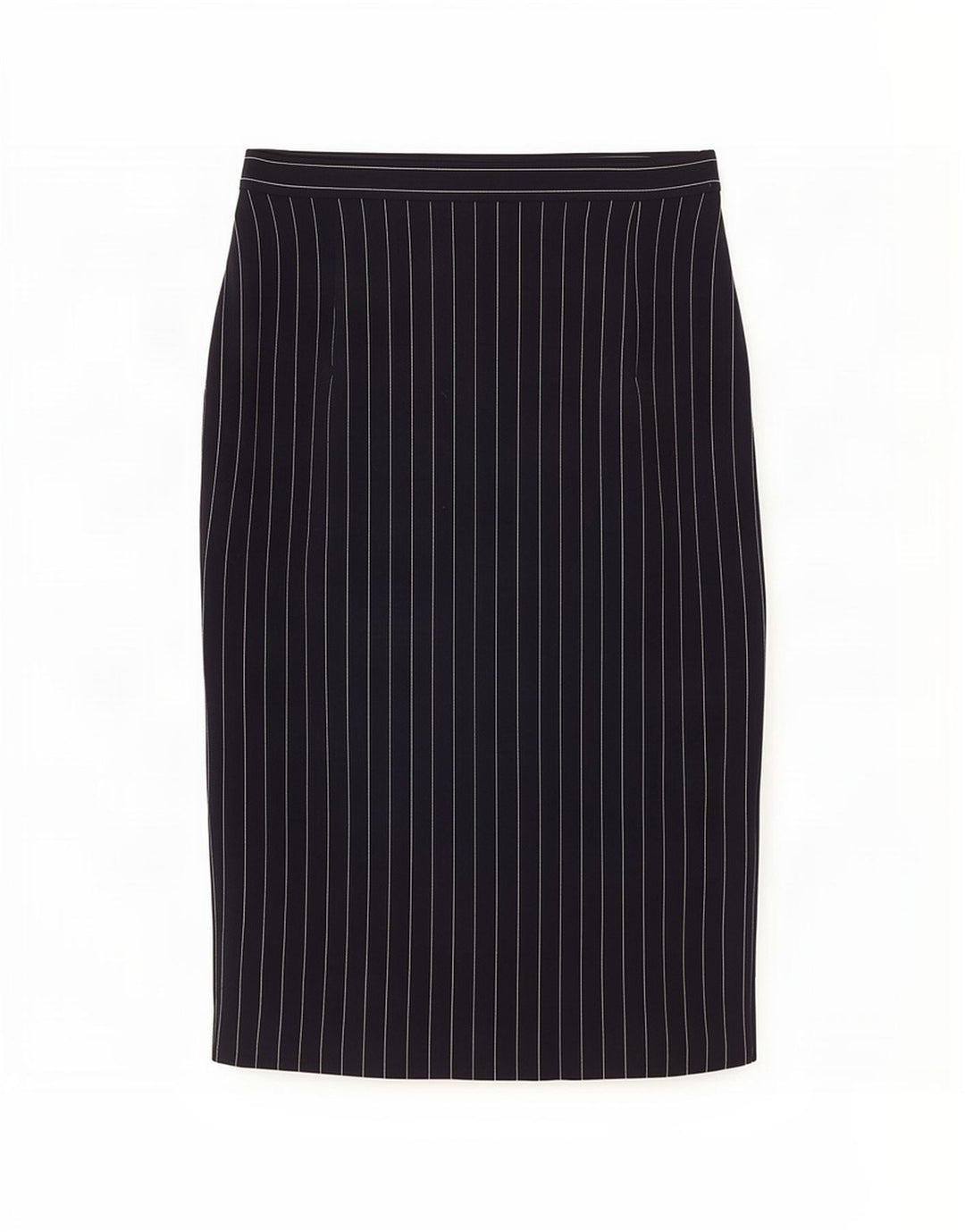 Mondi Midi-nederdel til kvinder EU 40 Medium W28 Marineblå stribet polyester