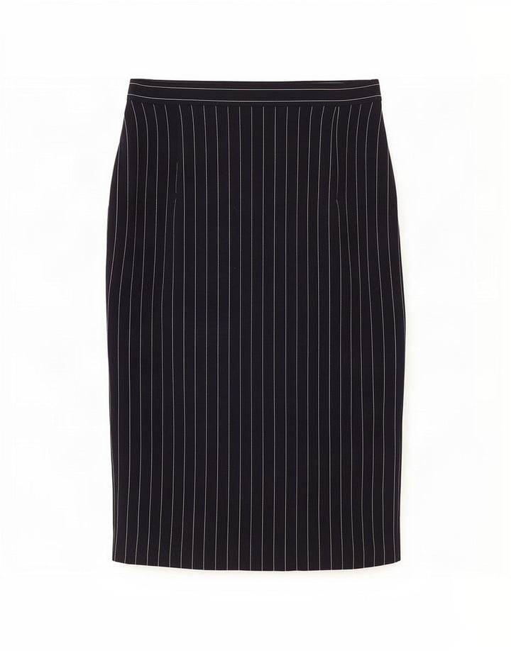 Mondi Midi-nederdel til kvinder EU 40 Medium W28 Marineblå stribet polyester