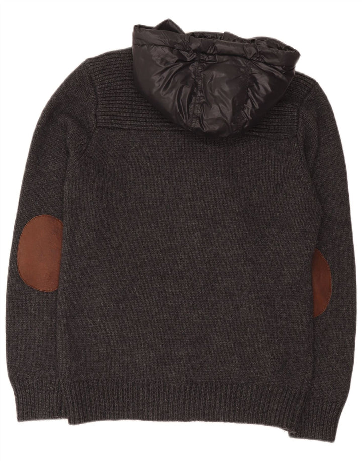 Scotch & Soda Herre Cardigan Sweater Stor Grå Uld