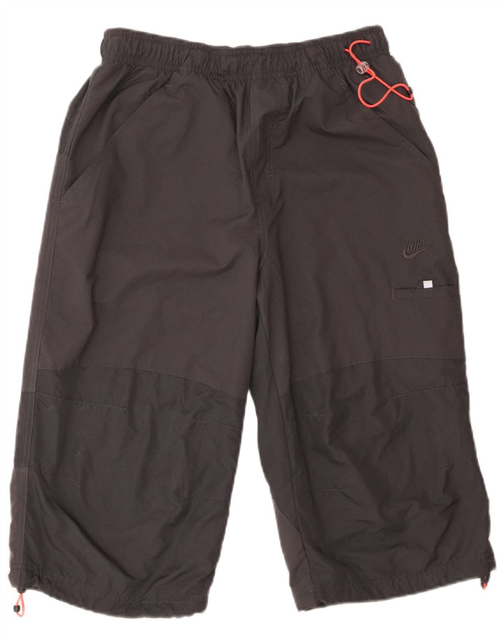 Nike Herre grafiske Bermuda sportsshorts Små grå Colourblock Polyester