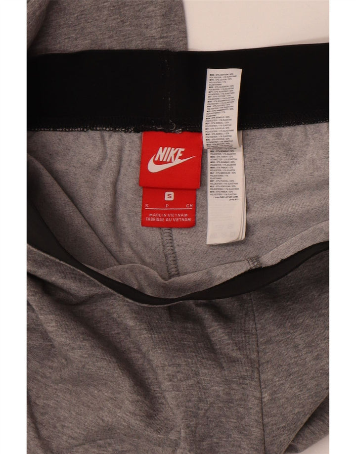 Nike Dame Leggings UK 10 Small Grey Colourblock Bomuld