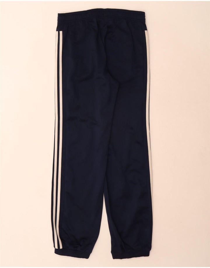 Adidas Drenge Træningsdragt Bukser Joggers 13-14 År Marineblå Polyester