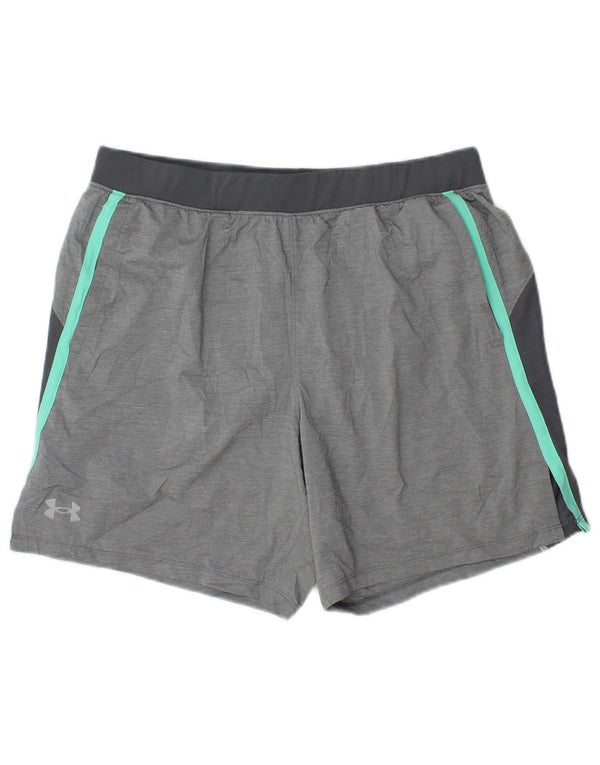 Under Armour Sportsshorts til kvinder UK 16 Stor grå farveblok