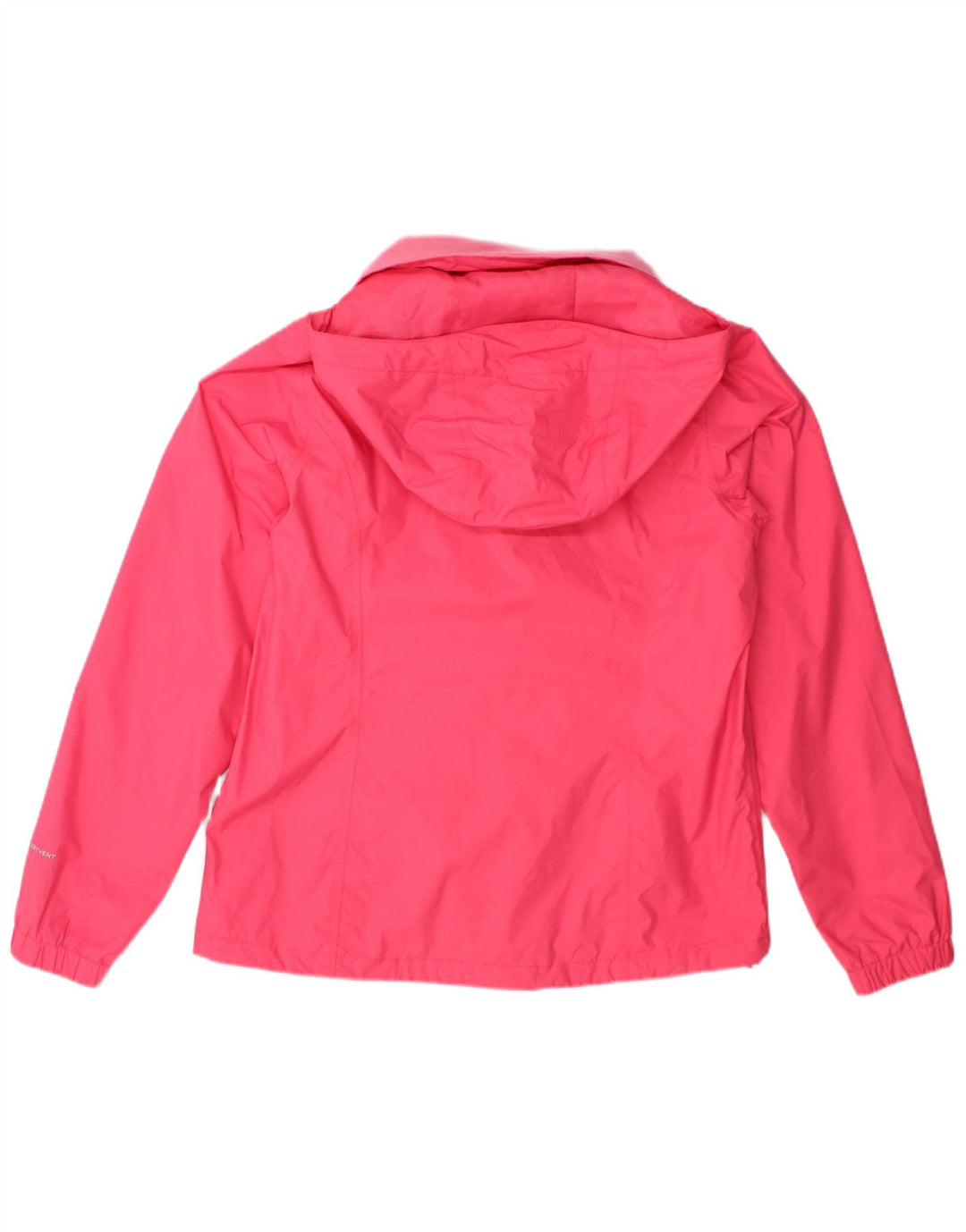 THE NORTH FACE Regnjakke med hætte til kvinder UK 14 Medium Pink Nylon