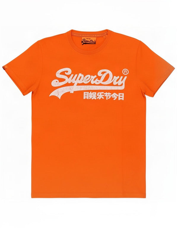 Superdry Grafisk T-shirt til mænd, medium orange