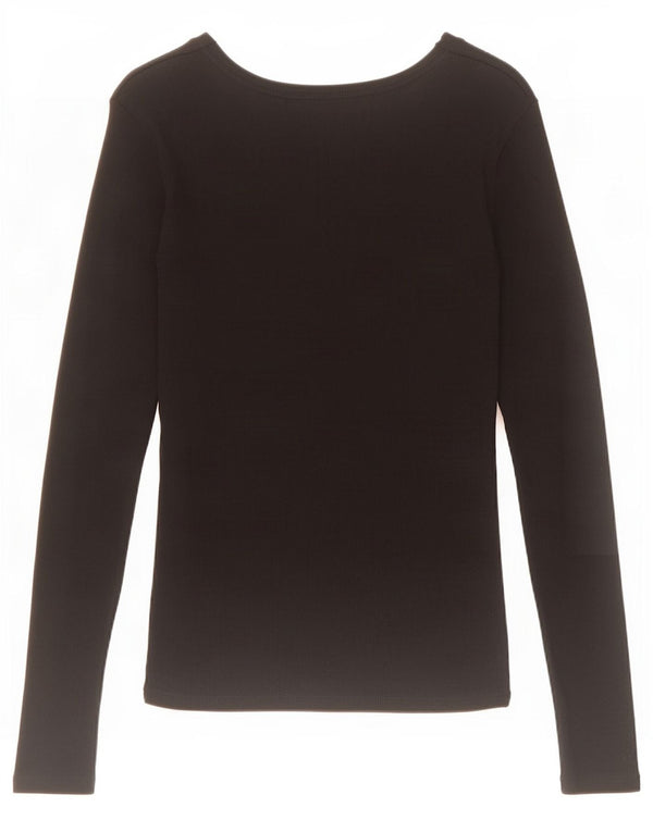 Zara Dametop Langærmet UK 12 Medium Sort