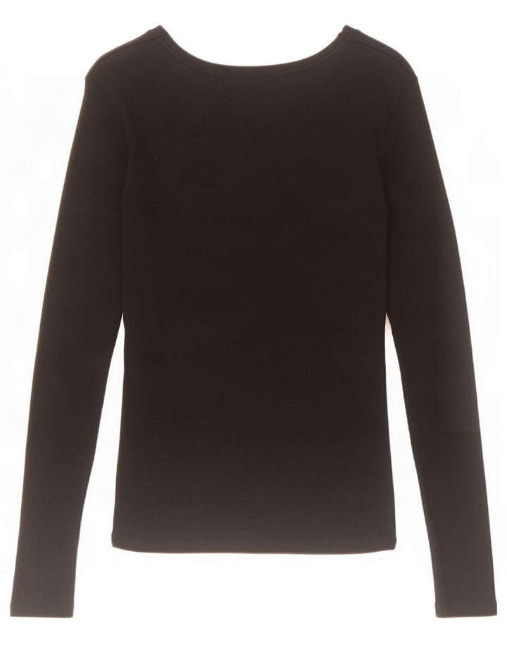 Zara Dametop Langærmet UK 12 Medium Sort