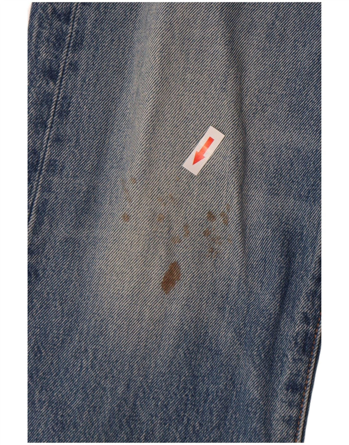 Levi's Herre 501 Straight Jeans W33 L30 Blå Bomuld