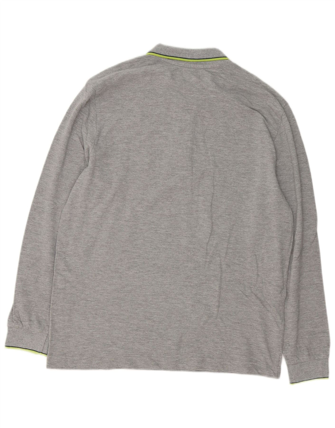 Kappa Langærmet Regular Fit Polo Shirt til mænd Stor grå bomuld