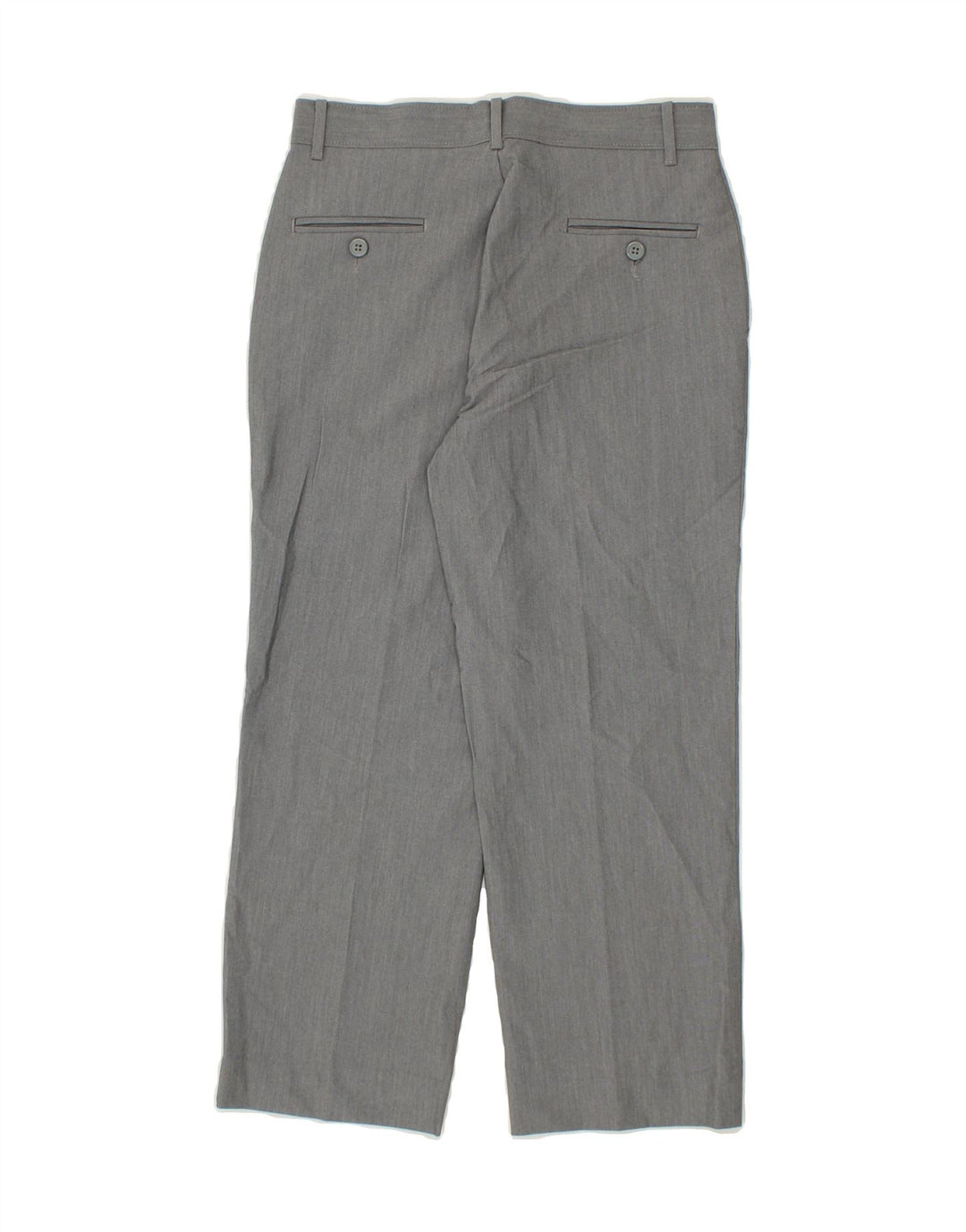 DOCKERS Boys Straight Chino Trousers 13-14 Years W28 L23 Grey Polyester Vintage Dockers and Second-Hand Dockers from Messina Hembry 