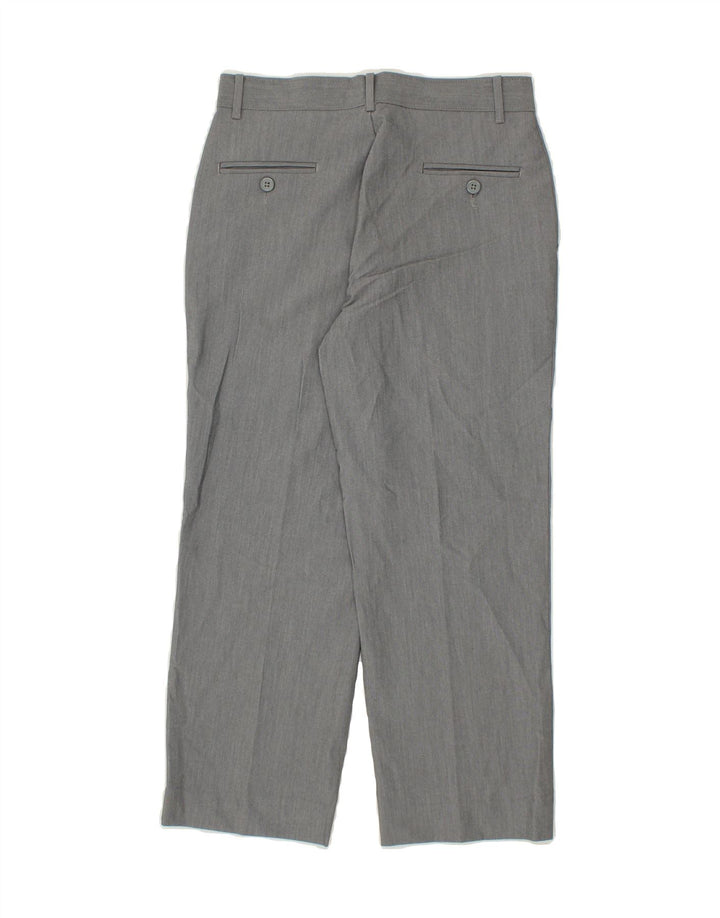 DOCKERS Boys Straight Chino Trousers 13-14 Years W28 L23 Grey Polyester Vintage Dockers and Second-Hand Dockers from Messina Hembry 