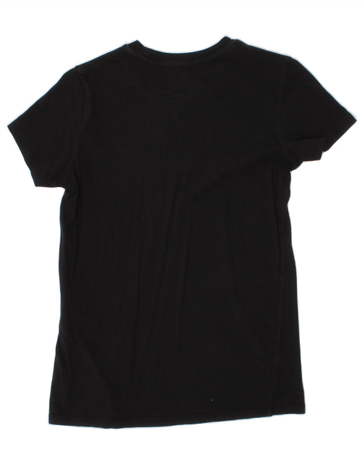 LEVI'S Womens Graphic T-Shirt Top UK 2 2XS Black Vintage Levi's and Second-Hand Levi's from Messina Hembry 