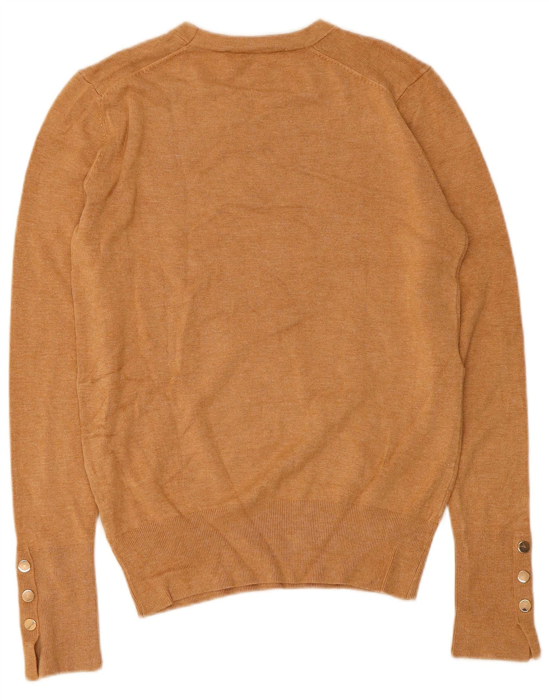 Zara Dame Jumper Sweater UK 16 Stor Beige