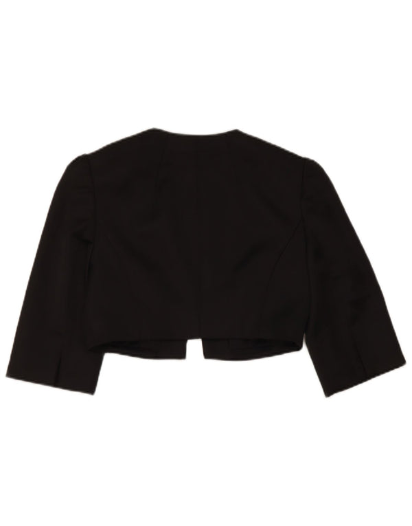 Coast Womens 3/4-ærmet Bolero-jakke UK 8 Small Black Polyester