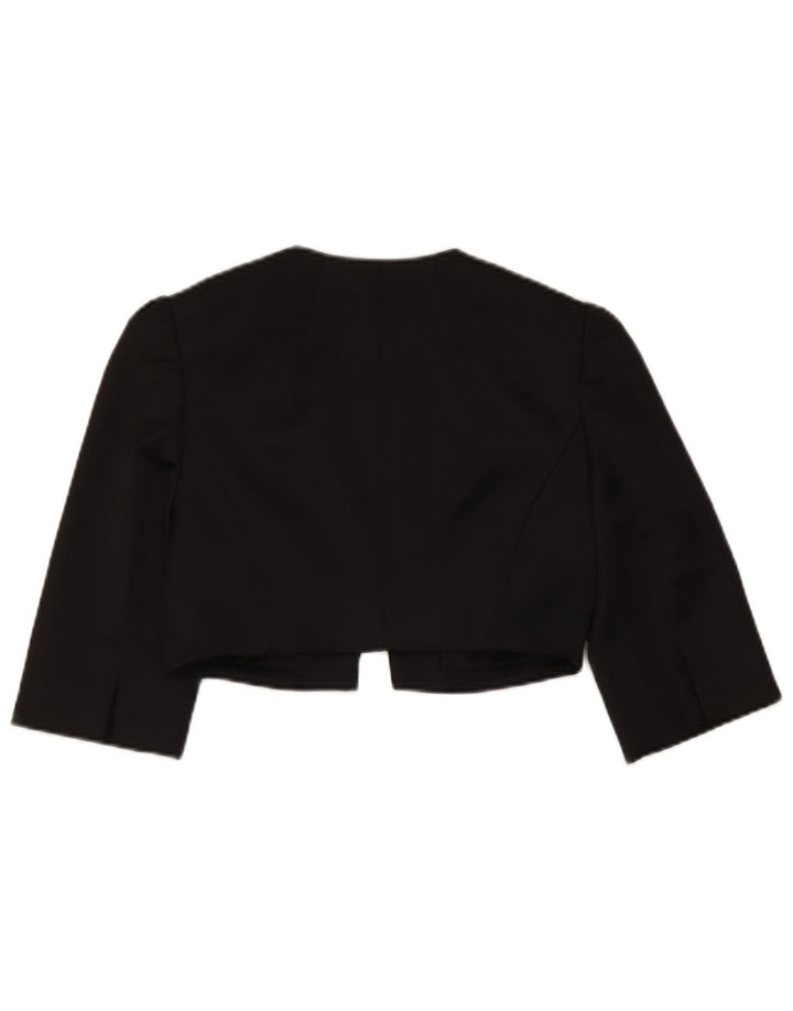 Coast Womens 3/4-ærmet Bolero-jakke UK 8 Small Black Polyester