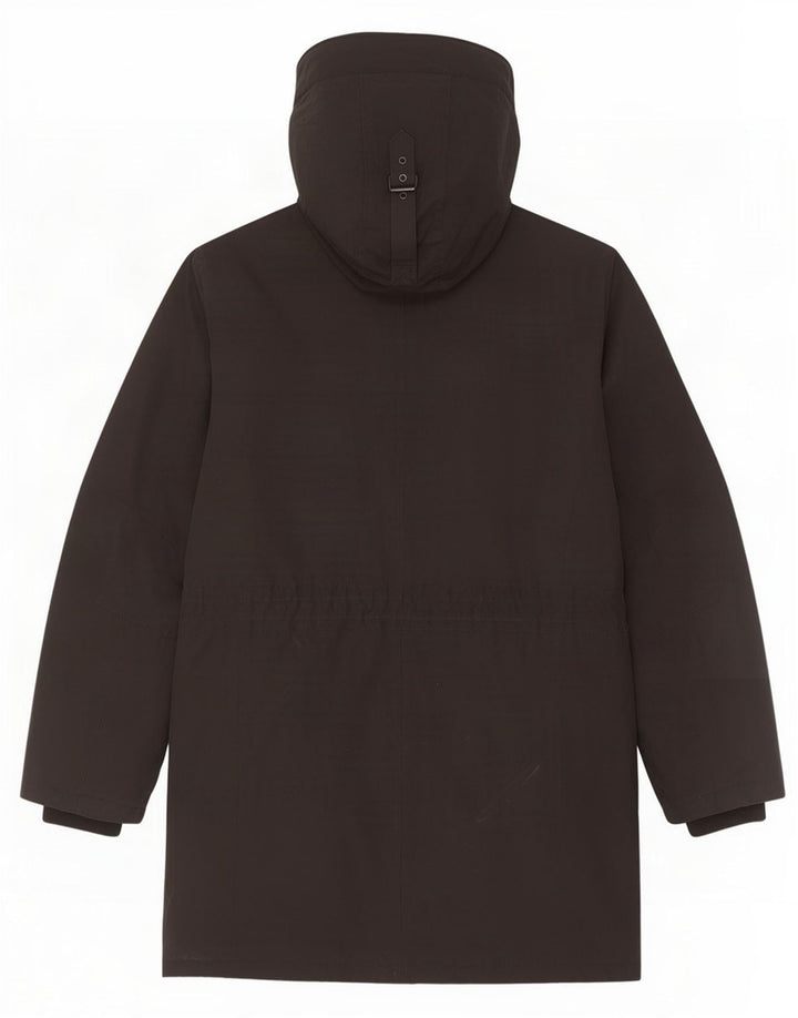 Michael Kors Herre Hooded Windbreaker Coat UK 40 Large Black Polyester