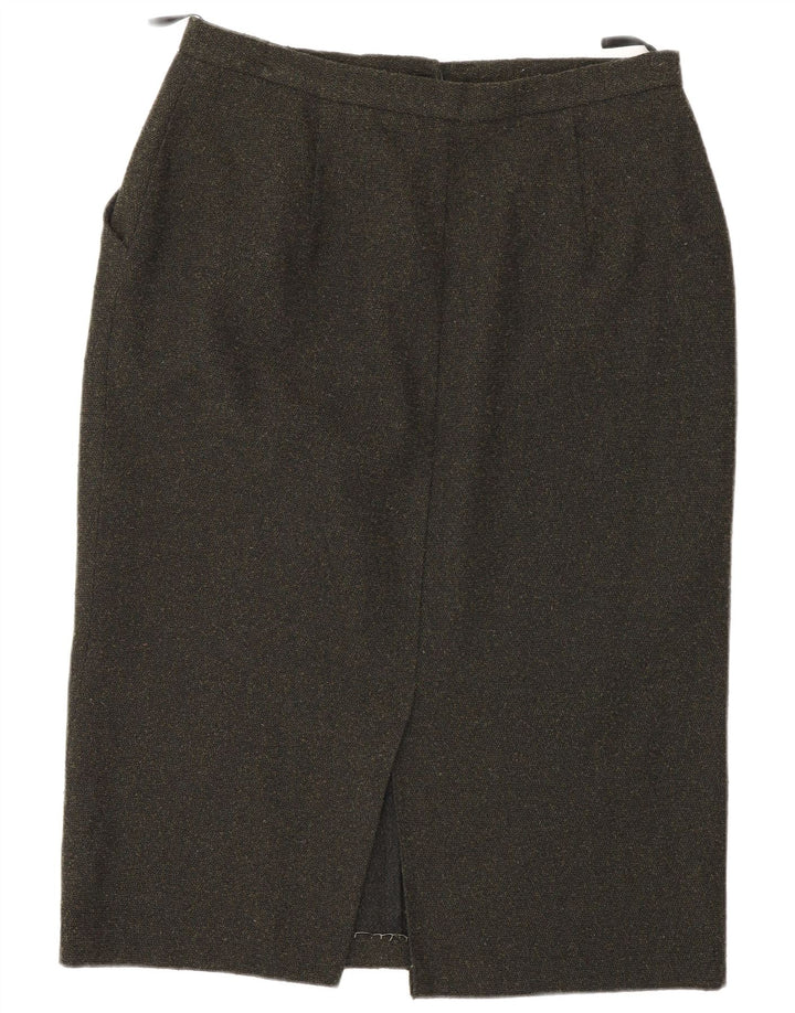 St. Bernard Pencil Nederdel til kvinder UK 18 XL W34 Khaki Polyester