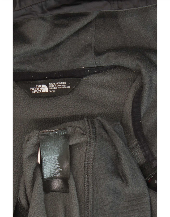 The North Face Herre Zip Neck Hoodie Jumper Medium Grey Polyester