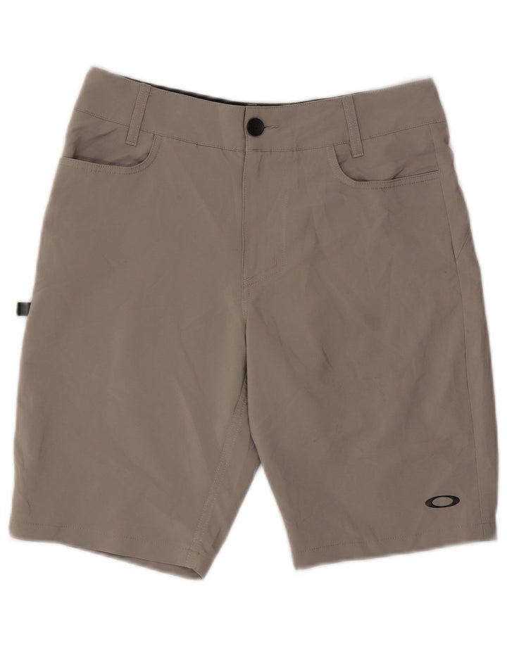 Oakley Herre Regular Fit Casual Shorts W30 Medium Grey Polyester
