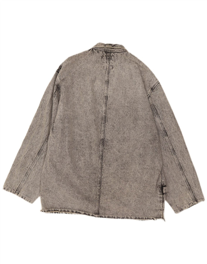 Sos Herre denimjakke UK 38 Medium Grå Bomuld