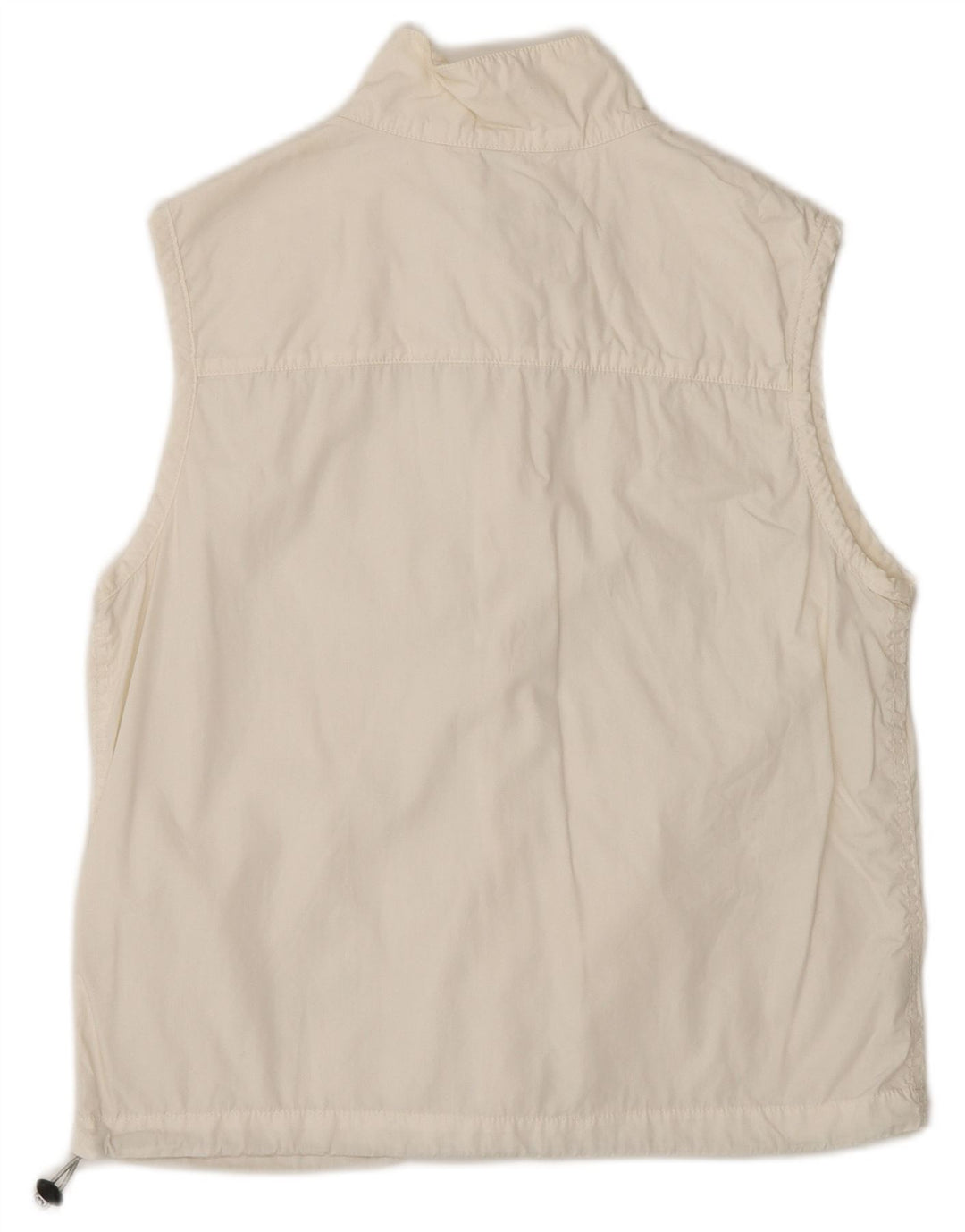 Murphy & Nye Womens Gilet UK 14 Medium White Bomuld