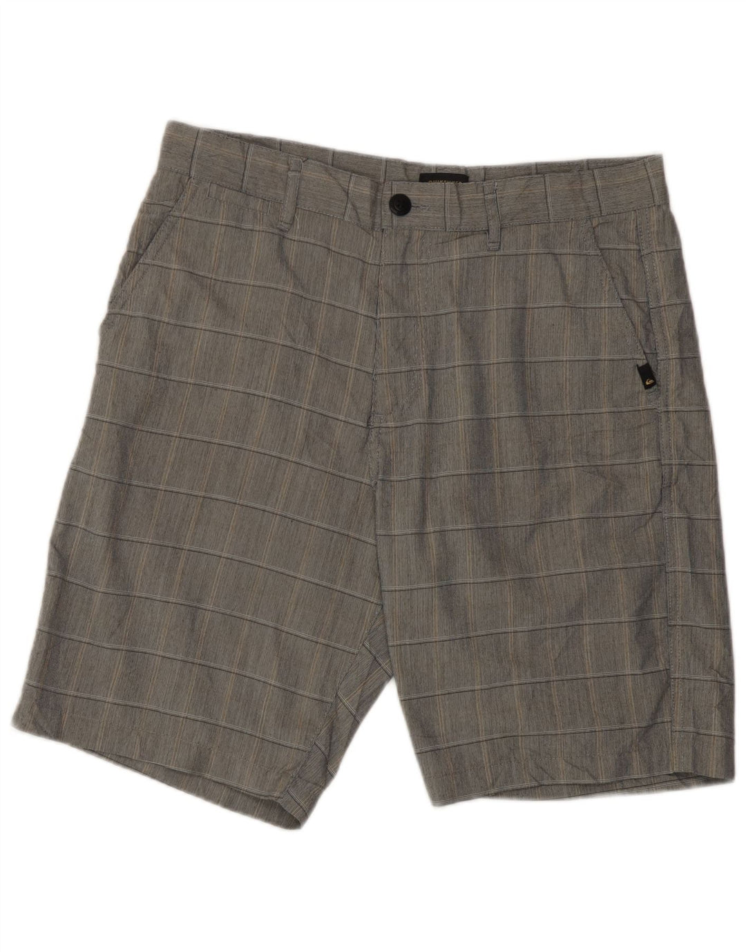 Quiksilver Herre Regular Fit Chino Shorts W32 Medium Grey Ternet polyester