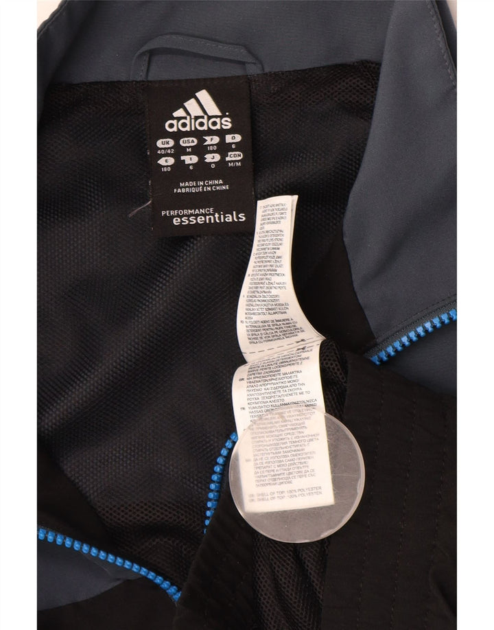 Adidas Herre Climalite træningsdragt topjakke UK 40/42 Medium Grey Colourblock