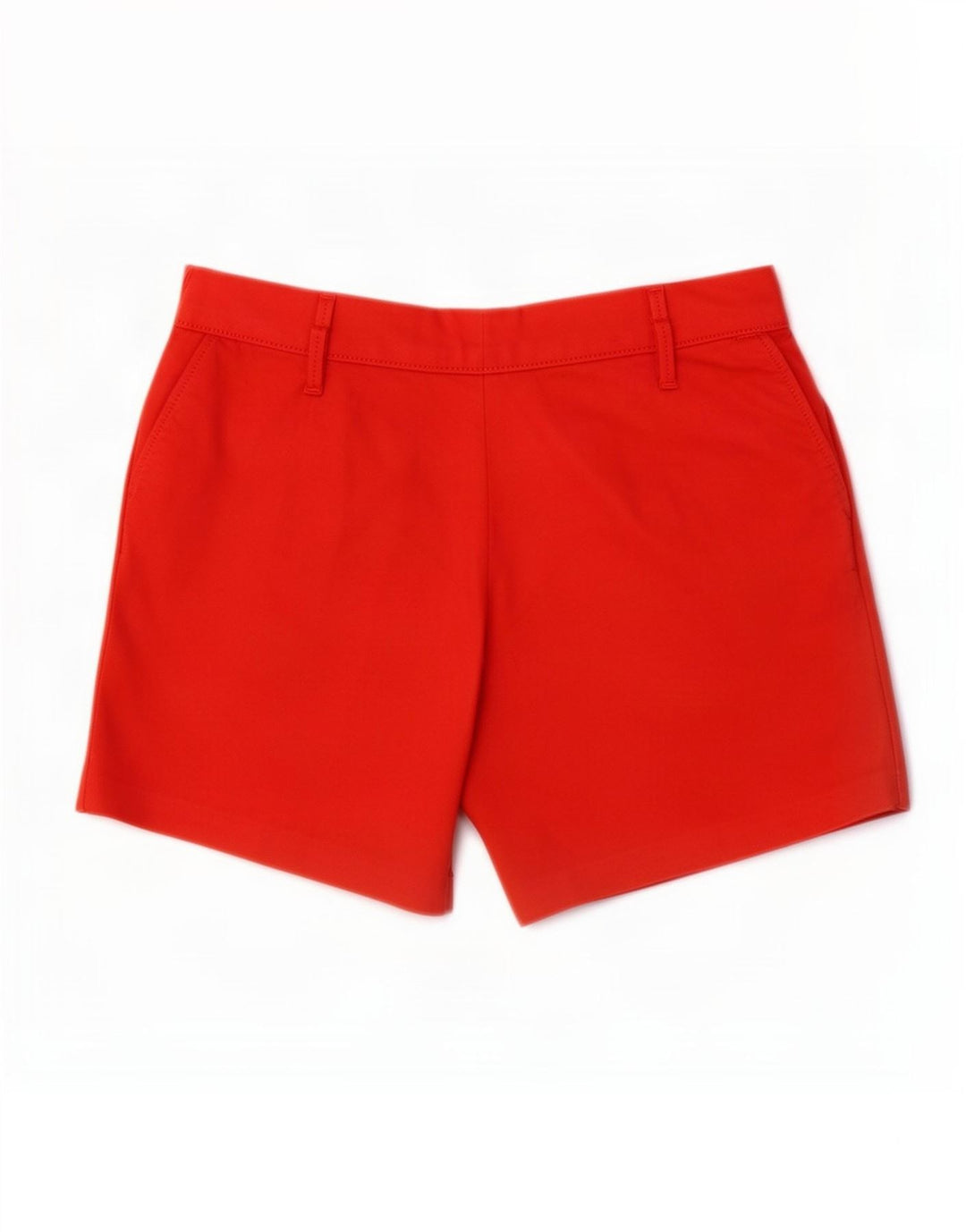Zara Kvinder Højtaljede Casual Shorts Medium W28 Rød