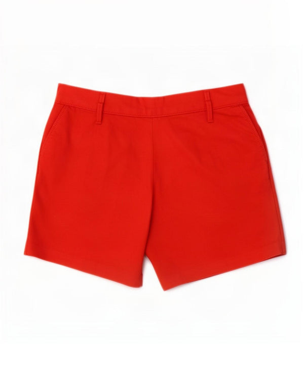 Zara Womens High Waist Casual Shorts Medium W28 Red