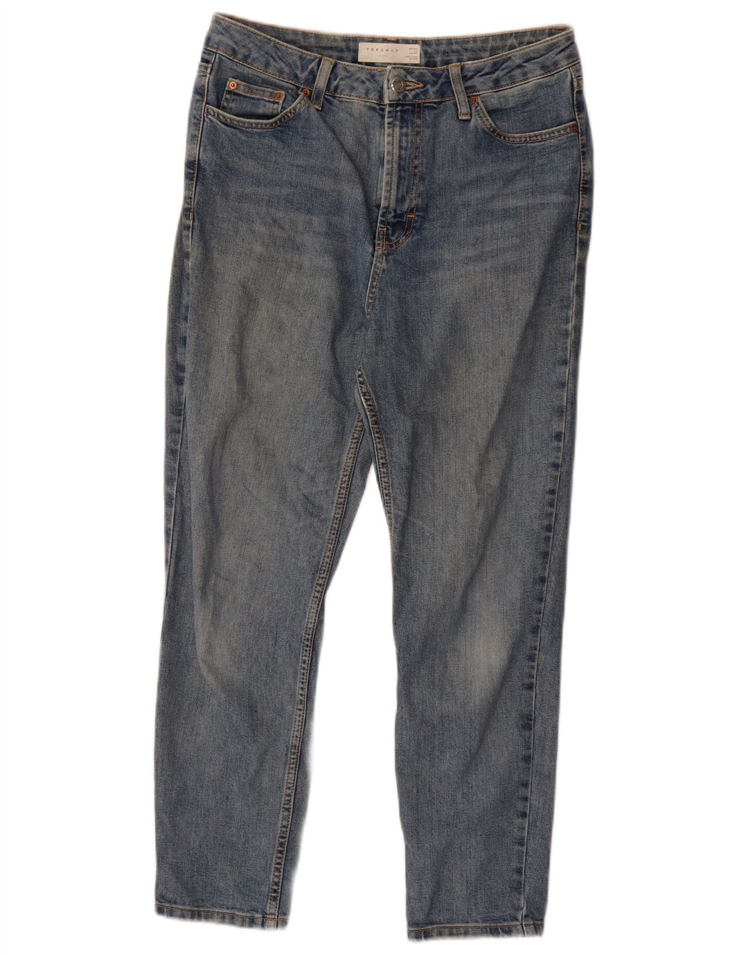 Topshop Herre Slim Jeans W30 L25 Blå Bomuld