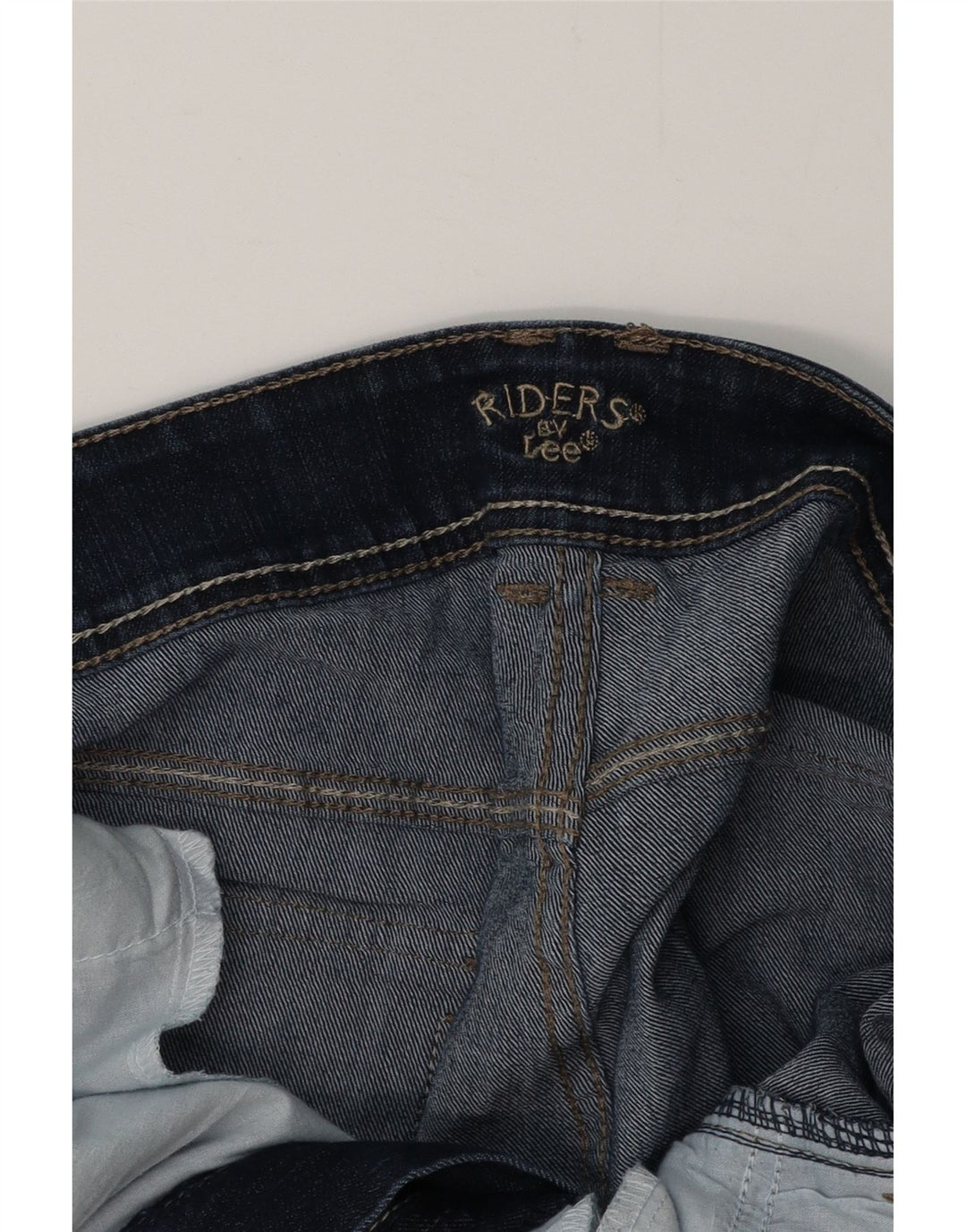 LEE Dame Riders Denim Shorts W38 XL Blå