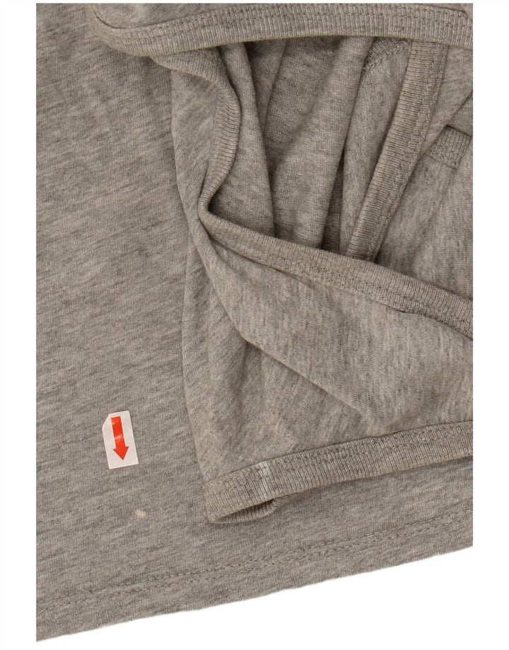 NIKE Herre Athletic Cut Vest Top Lille Grå Flecked Bomuld