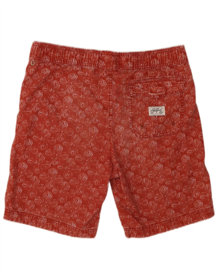 Fat Face Herre badeshorts Medium Orange Blomsterbomuld