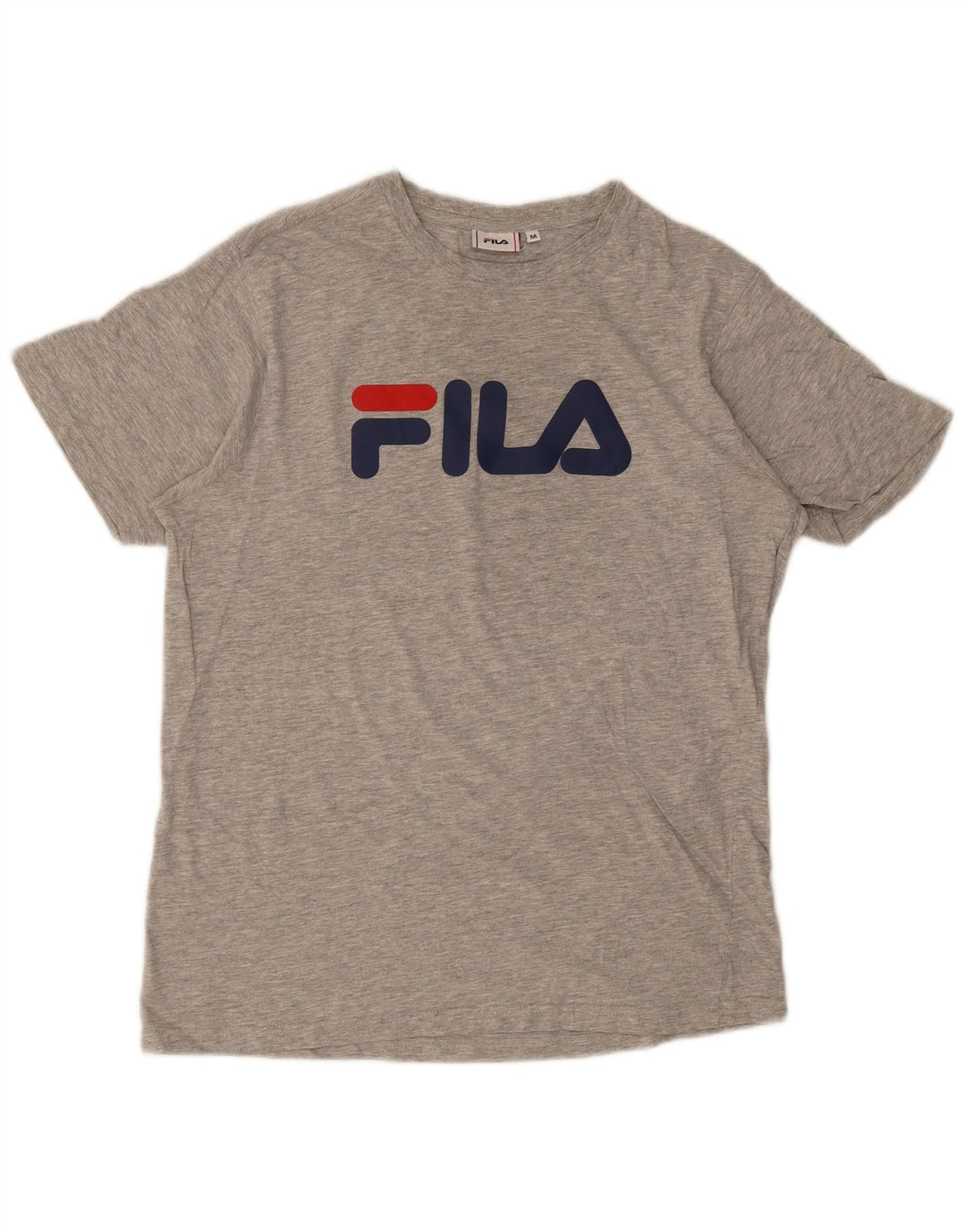 Fila Herre grafisk T-shirt Top Medium Grey Flecked