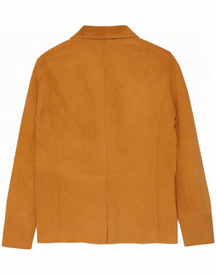Basile Herre Ruskindsjakke IT 52 XL Beige Læder