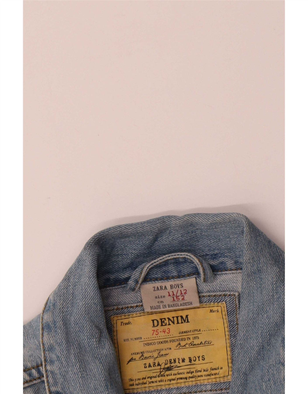 Zara Boys Denimjakke 11-12 år Blå