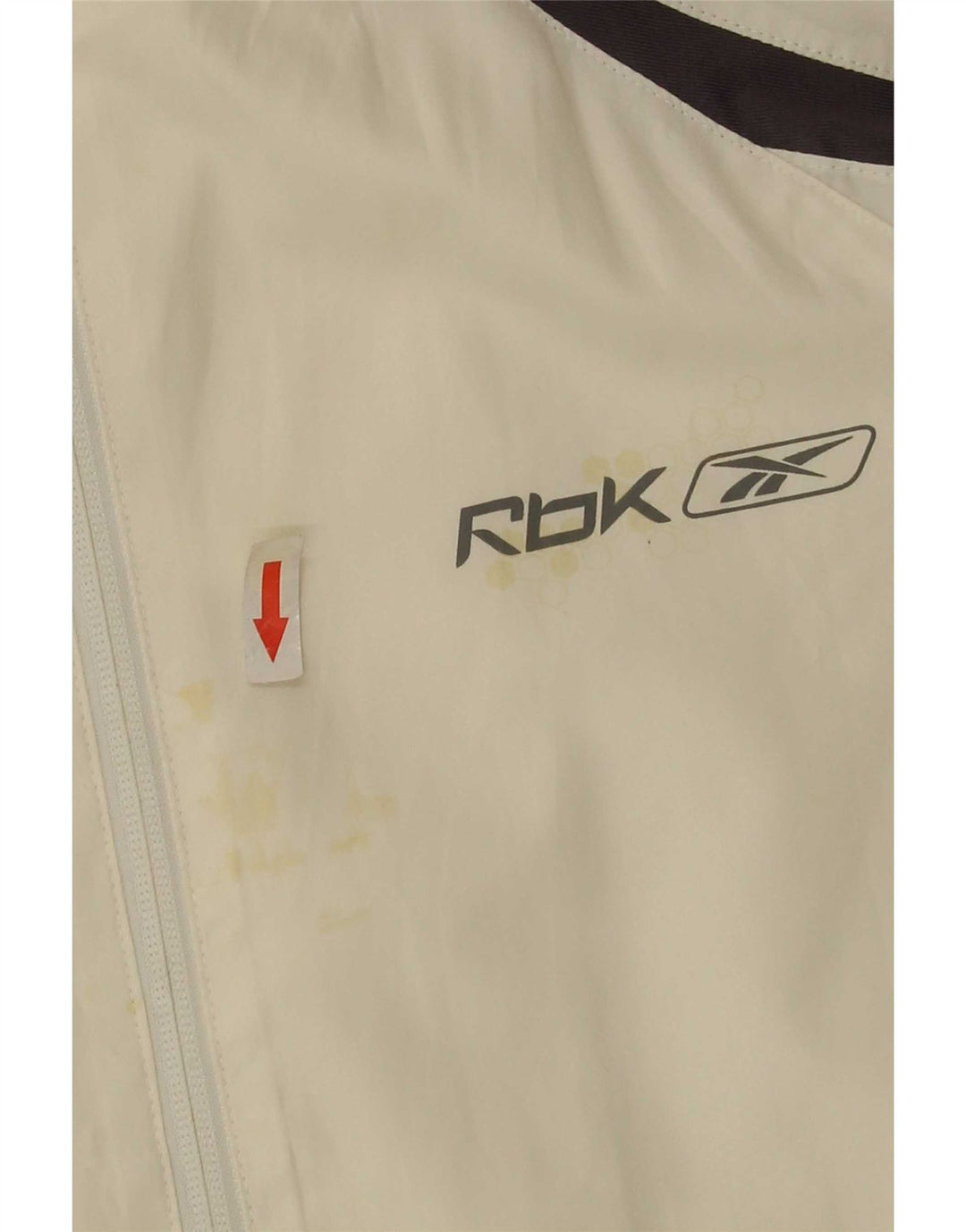 Reebok Træningsdragt til mænd Topjakke Lille hvid Colourblock Polyester