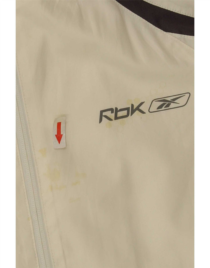 Reebok Træningsdragt til mænd Topjakke Lille hvid Colourblock Polyester